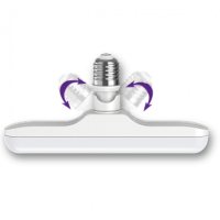 Лампа диод линейная Е27 Т200 15Вт 6500К 200мм складной цоколь "Вкрути и готово" Фарлайт (20)