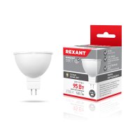 Лампа диодная MR16 GU5.3 9.5Вт 2700К 760Лм Rexant (10)