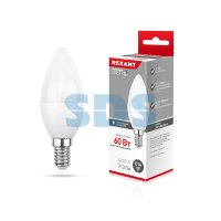 Лампа диодная свеча 7.5Вт E14 4000К 713Лм Rexant (10)