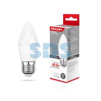 Лампа диодная свеча 7.5Вт E27 2700К 713Лм Rexant (10)