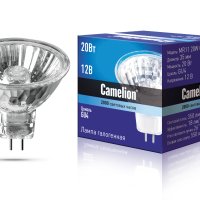 Лампа галогенная MR11 12В 20Вт +стекло Camelion (10/200)
