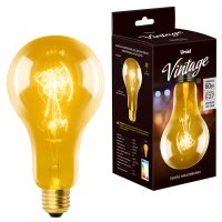 Лампа накаливания А60 60Вт E27 Uniel Vintage Golden нити SW