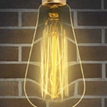 Лампа накаливания конус ST64 60Вт Е27 Uniel Vintage Golden (100)