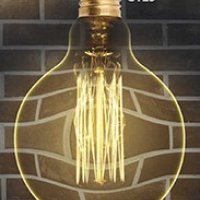 Лампа накал шар G125 60Вт Е27  Vintage Golden Uniel (20)