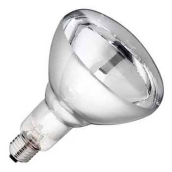 Термоизлучатель ИКЗ 250Вт Е27 R127 инфракрасная для птиц (15)