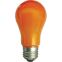Лампа диодная A55  8Вт Е27 Оранжевый Ecola 360° (10/50)