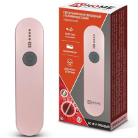 Светильник бактерицидный ультрафиолетовый переносной БС М1P с аккумулятором USB розовый IN HOME