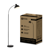 Торшер 1хЕ27 Inhome ТНО 03Ч 60Вт ЧЕРНЫЙ (1)