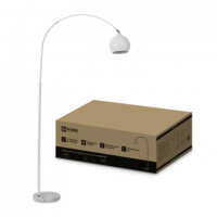 Торшер 1хЕ27 Inhome ТНО 05Б 60Вт БЕЛЫЙ