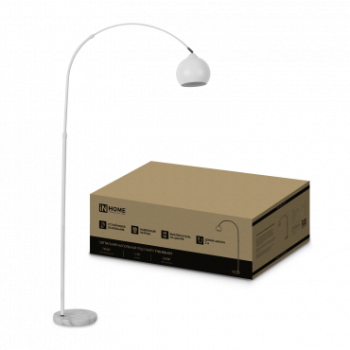 Торшер 1хЕ27 Inhome ТНО 05Б 60Вт БЕЛЫЙ