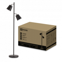 Торшер 2хЕ27 Inhome ТНО 01-2Ч 60Вт ЧЕРНЫЙ