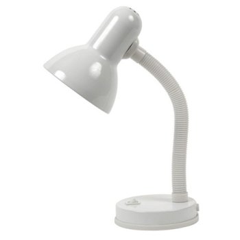 Светильник настольный Е27 Camelion KD-301 C01 белый 60Вт (12)