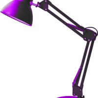 Светильник настольный Е27 Camelion KD-313 С15 пурпурный 60Вт (6)