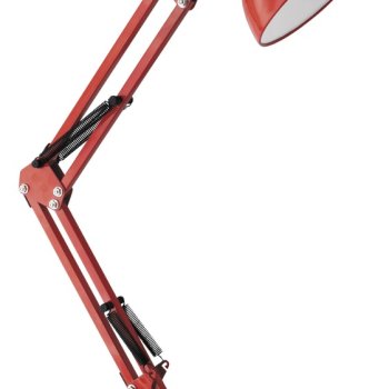 Светильник настольный Е27 Ultraflash UF-313 C04 красный 60Вт (12)