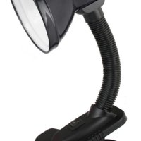 Светильник настольный прищепка Е27 Ultraflash UF-320 C02 черный 60Вт (42)