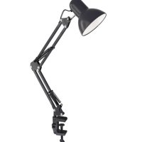 Светильник настольный струбцина Е27 Ultraflash UF-312P C02 черный 60Вт (20)