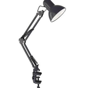 Светильник настольный струбцина Е27 Ultraflash UF-312P C02 черный 60Вт (20)