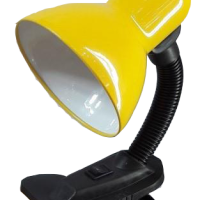 Светильник настольный прищепка Е27 General GTL-026 желтый пакет 60Вт (24)