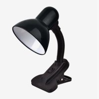 Светильник настольный Е27 LEEK TL-108 BLACK черный прищепка пакет (36)