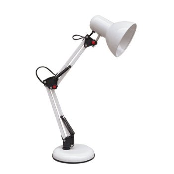 Светильник настольный Е27 InHome СНО-15Б белый 60Вт (12)