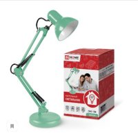 Светильник настольный под лампу СНО15М на основании 60Вт E27 230В МЯТНЫЙ (коробка) IN HOME (12)