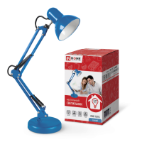 Светильник наст Е27 Inhome СНО-15ТС синий 60Вт (12)