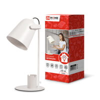 Светильник настольный Е27 Inhome СНО-16Б органайзер БЕЛЫЙ 40Вт (12)