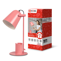 Светильник настольный Е27 InHome СНО-16Р органайзер розовый 40Вт (12)