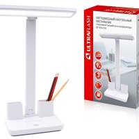 Светильник настольный диодный Ultraflash UF-814 С01 9Вт 3000-6500К 450Лм белый (20)