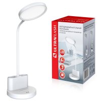 Светильник настольный диодный Ultraflash UF-818 С01 6Вт 6000К 300Лм белый (60)