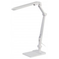 Светильник настольный ЭРА NLED-497-12W-W светодиодный на струбцине и с основанием белый