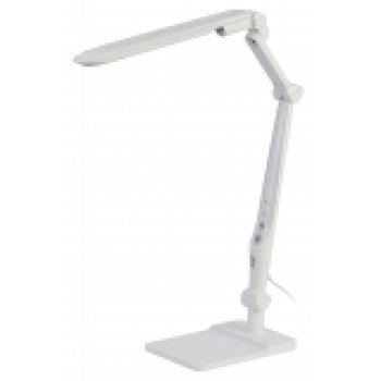 Светильник настольный ЭРА NLED-497-12W-W светодиодный на струбцине и с основанием белый
