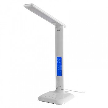 Светильник настольный диодный General GLTL-034 8Вт 3000/4000/5000К 610Лм дисплей белый (12)