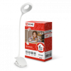 Светильник настольный аккумуляторный диодный прищепка Inhome ССП 22Б 6Вт 6500К 480лм диммер USB белый (48)