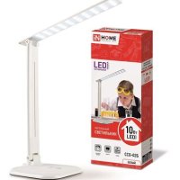 Светильник настольный диодный InHome ССО-02Б 10Вт диммер адаптер белый (20)