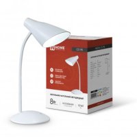 Светильник настольный диодный Inhome ССО 19Б  8Вт 3000-6500К 480Лм сенсор-диммер белый (1)