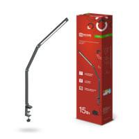 Светильник настольный диодный струбцина InHome PLUS ССС-02Ч 15Вт 3000-6500K 600Лм сенсор-диммер черный (16)