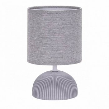 Светильник настольный 1хE14 Leek JASMINE 02 GREY Cерый (12)