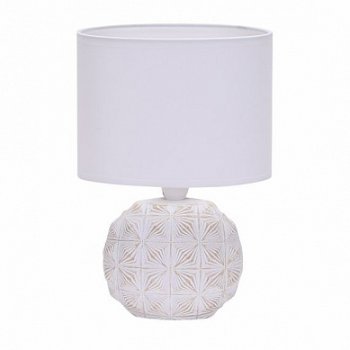 Светильник настольный 1хE14 Leek JULIE 01 WHITE Белый (12)