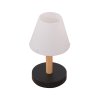 Настольная лампа 1хЕ27 ЭкономСвет 10013/1T BK WT