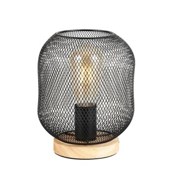 Настольная лампа 1хЕ27 ЭкономСвет 21002/1T WD BK