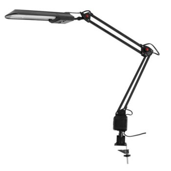 Светильник настольный люминисцентный струбцина Camelion KD-017С 11Вт 2G7 черный (6)