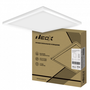 Панель универсальная 40Вт 6500К 595х595х25 3600лм опал ДВО-02 NEOX (4)