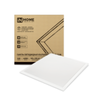 Панель светодиодная LP-02-SLIM 36Вт 230В 4000К 3000Лм 595х595х8мм без ЭПРА опал IP40 IN HOME