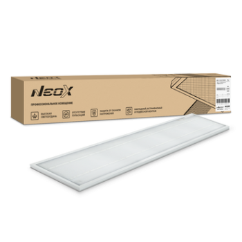 Панель универсальная 45Вт 4000K 1195x180x19мм IP40 4500Лм белый призма Neox ДВО-01 (4)
