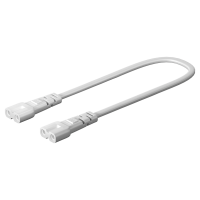 Шнур соединительный T5 МИНИ 2PIN 150мм белый Wolta