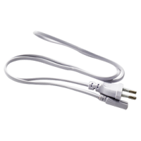 Шнур сетевой Ecola для светильника T5 с вилкой 1м (10/100)