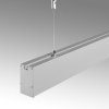 Светильник линейный подвесной  75Вт 40x75x1500мм 3000K+6000K 6000Лм Комета серебро
