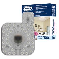 Модуль светодиодный для декоративных светильников ТМ IONICH 12 Вт 960 Лм 230 В 6500 К 98х98 мм IP20