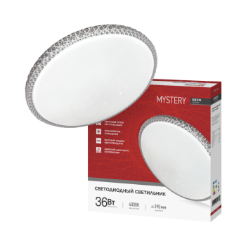 Светильник диодный Inhome Deco MYSTERY  36Вт ø390х78мм 4000К IP40 3240Лм (10)